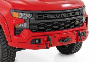 Chevrolet Silverado 1500 Bumper Cover - Rough Country - FXS - Red Hot - '23-'26 Chevrolet Silverado 1500 Bumper Cover - Rough Country - FXS - Red Hot - '23-'26